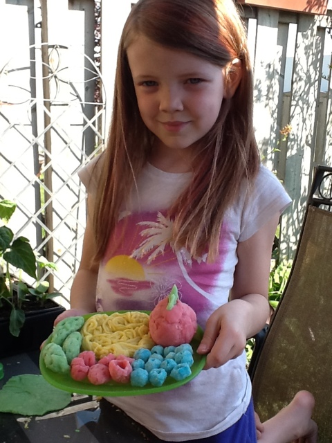 Apple, Spaghetti, Raspberries, and Pickles