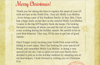 Molly Lou Mellon's Adoption Certificate Molly Lou Mellon's Adoption Certificate